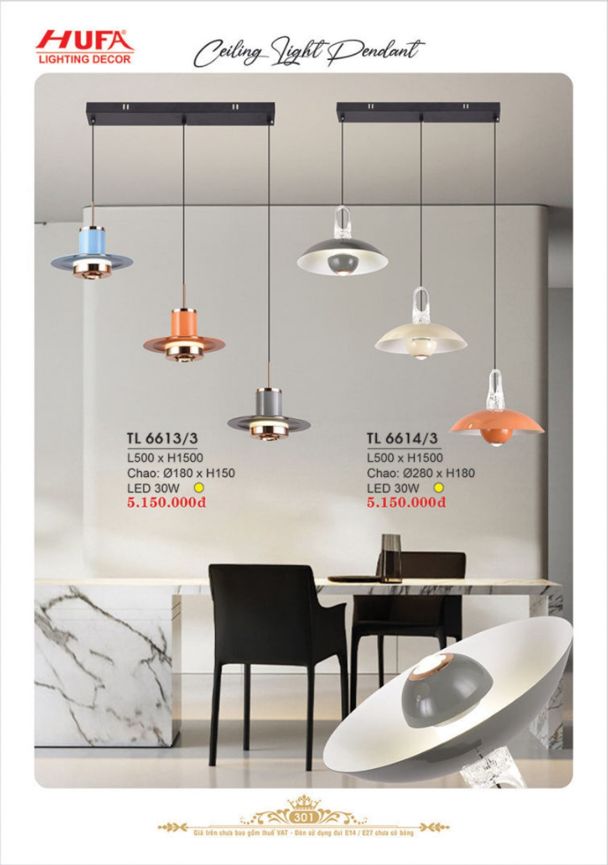 Bảng giá đèn trang trí HUFA